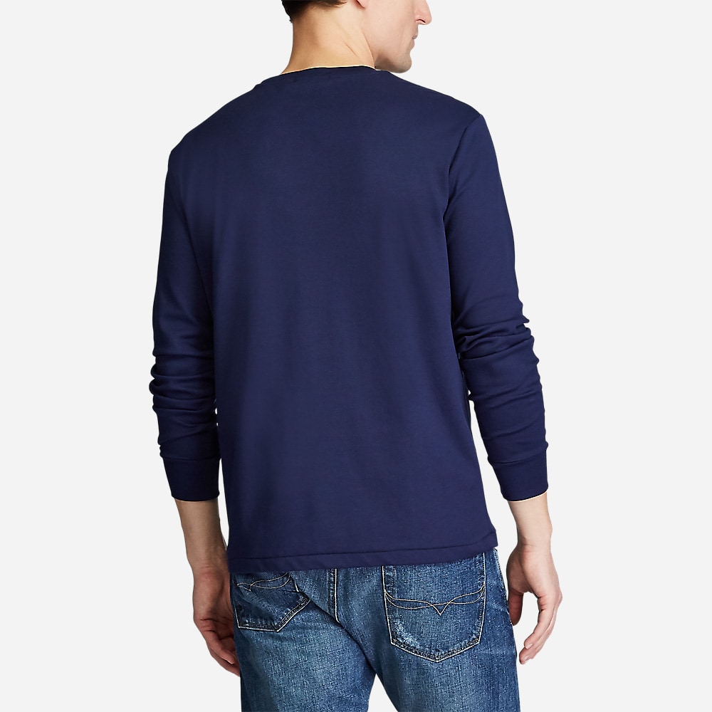 Lscncmslm2-Long Sleeve-T-Shirt French Navy