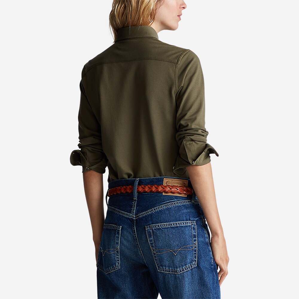 Ls Heidi-Skinny-Long Sleeve-Knit Defender Green