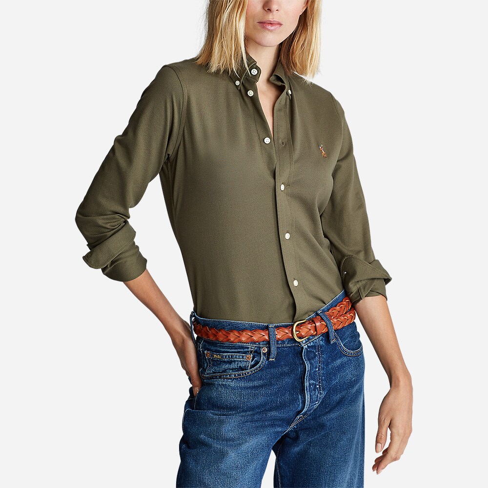 Ls Heidi-Skinny-Long Sleeve-Knit Defender Green