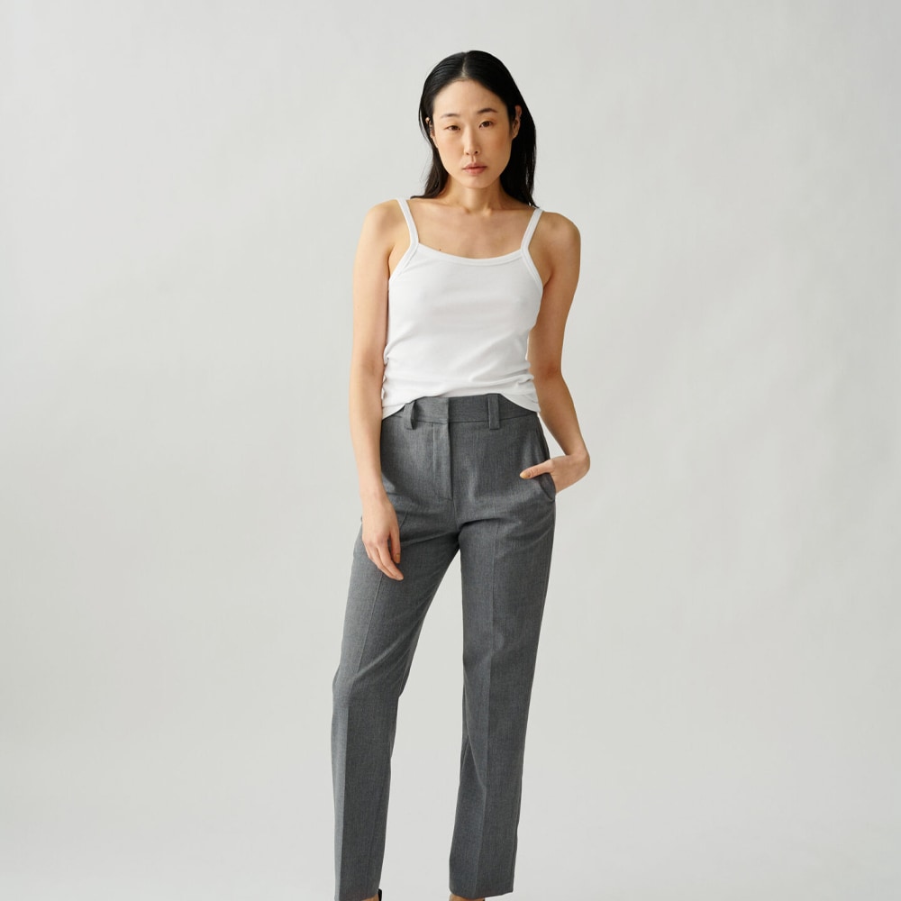 Tinki Rib Top - White
