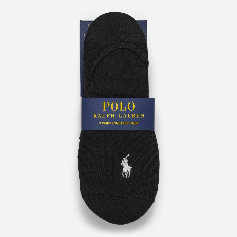 3-Pack Classic Low Cut Socks - Black/White