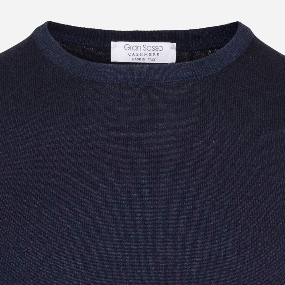 Crew Neck Cashmere - 599 Navy