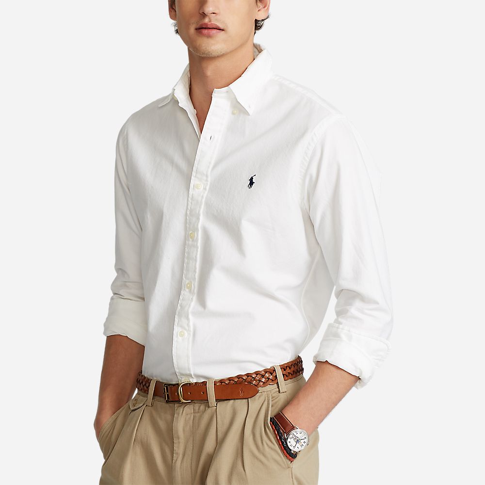 Cu Bd Ppc Sp-Long Sleeve-Sport Shirt White