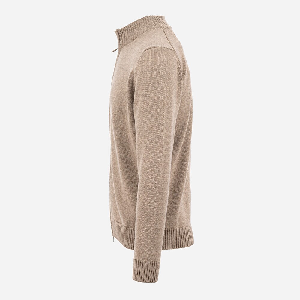Wool Zip - Camel