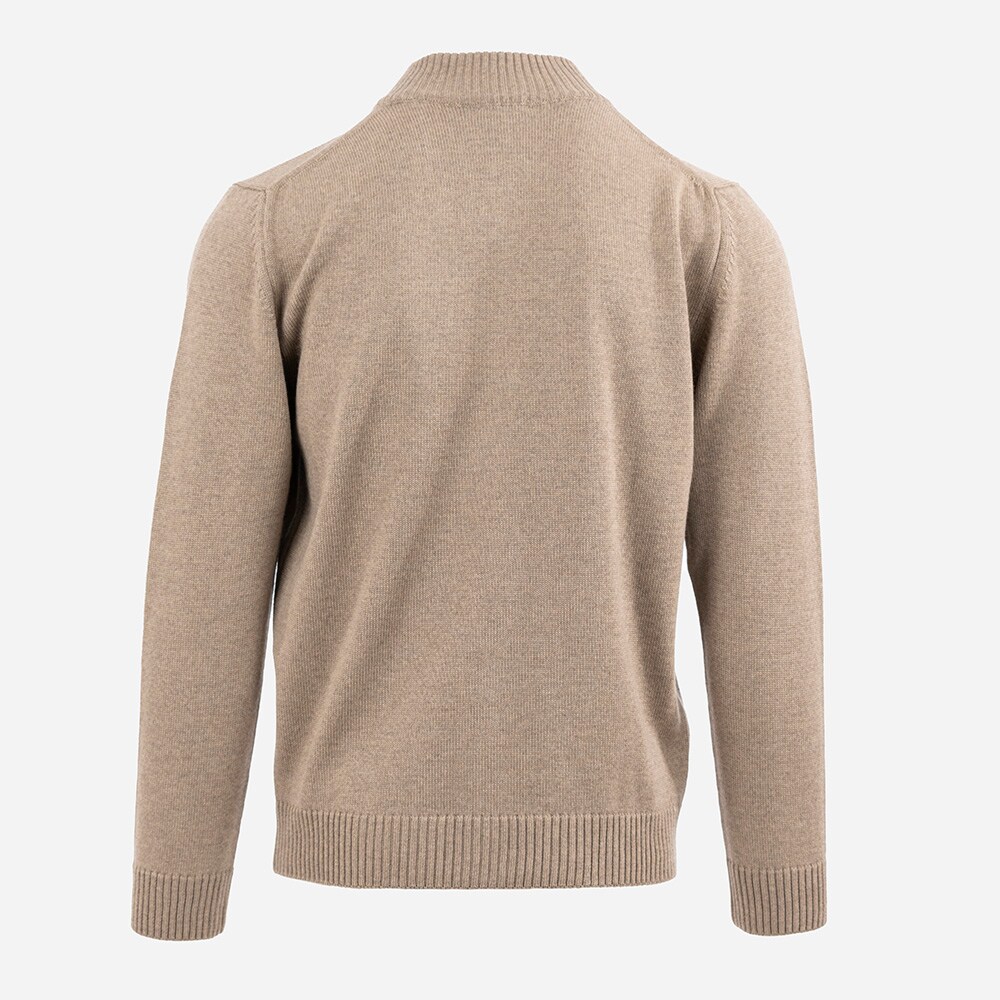 Wool Zip - Camel