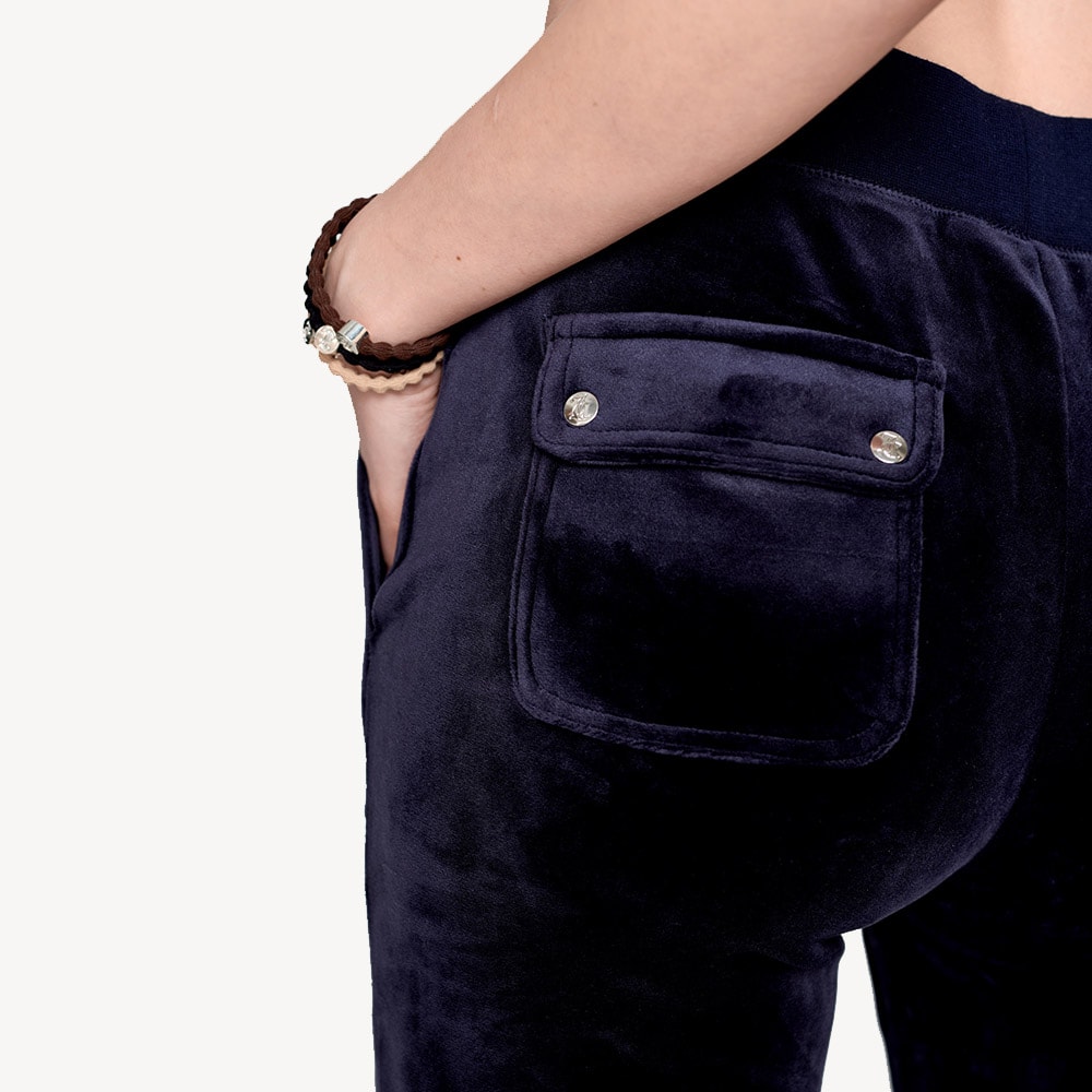 Del Ray Velour Pant - Night Sky