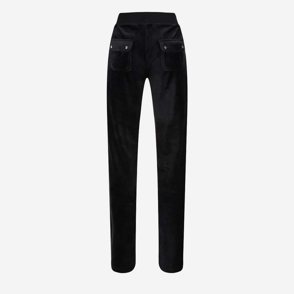 Del Ray Velour Pant - Black