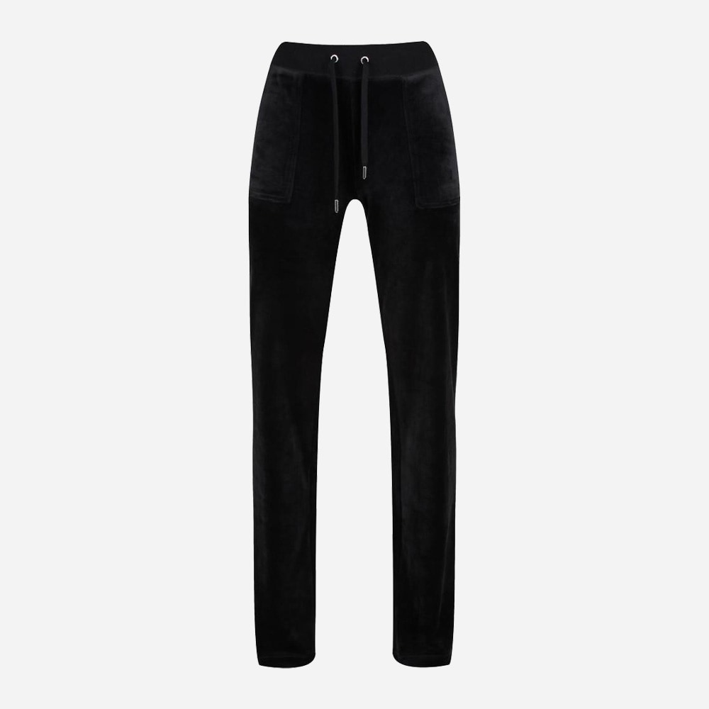 Del Ray Velour Pant - Black