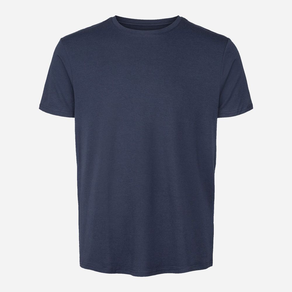 Bamboo/Cotton Tee Crew Navy