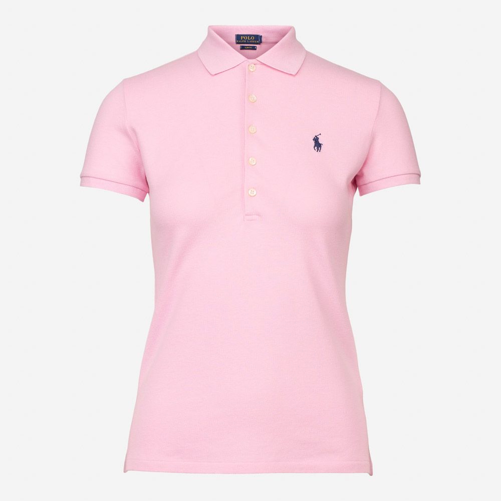 Julie Slim Fit Polo Shirt - Club Pink