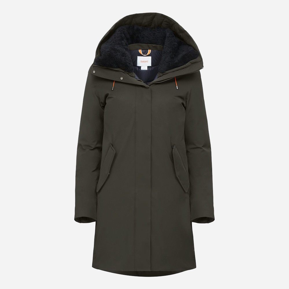 W Davos Iii Parka Dark Pine