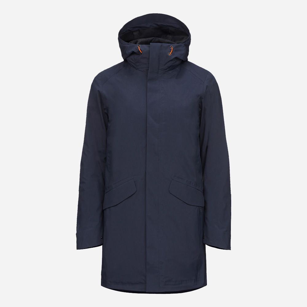 W Lausanne Iii Parka Midnight Navy