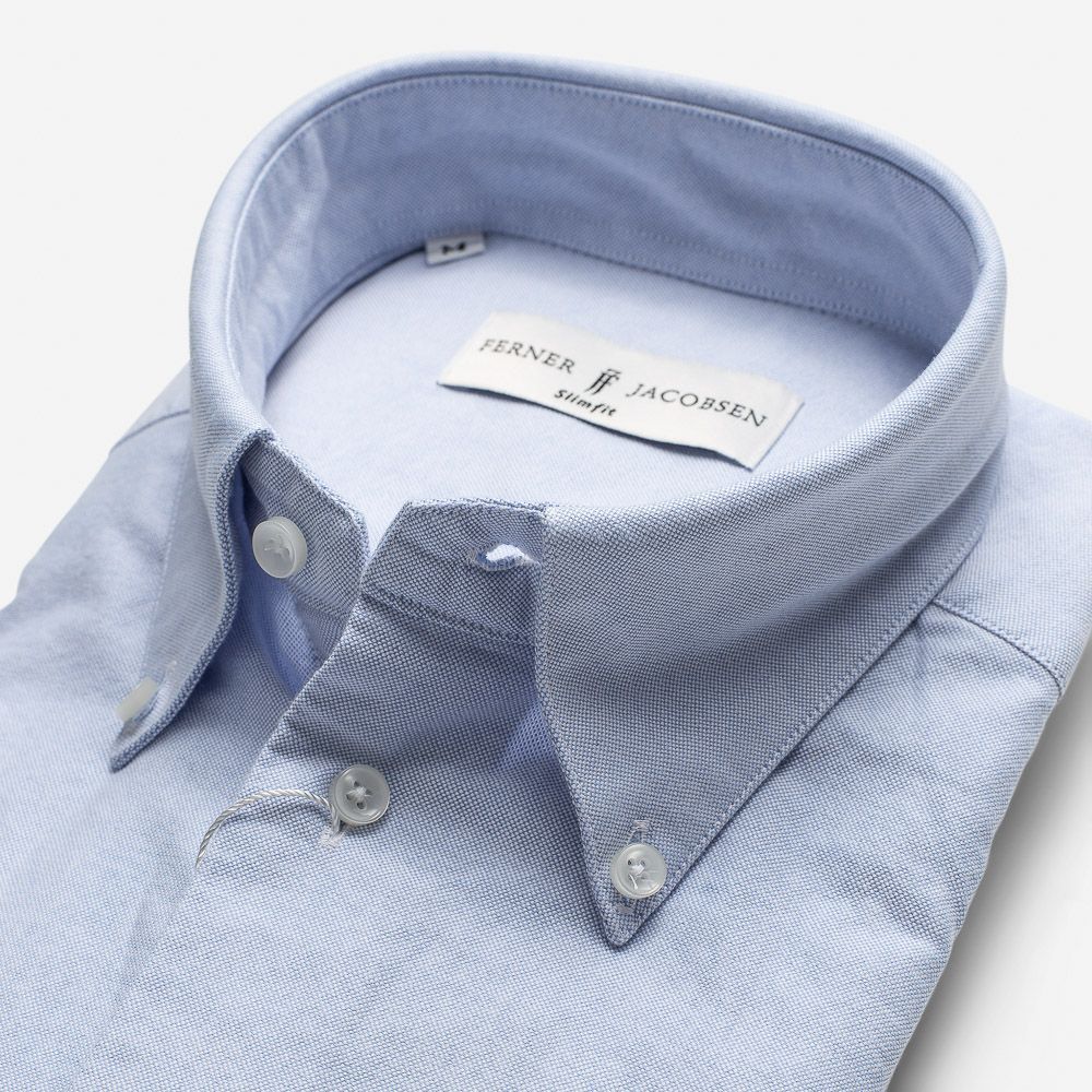 Slim Oxford Button Down - Light Blue