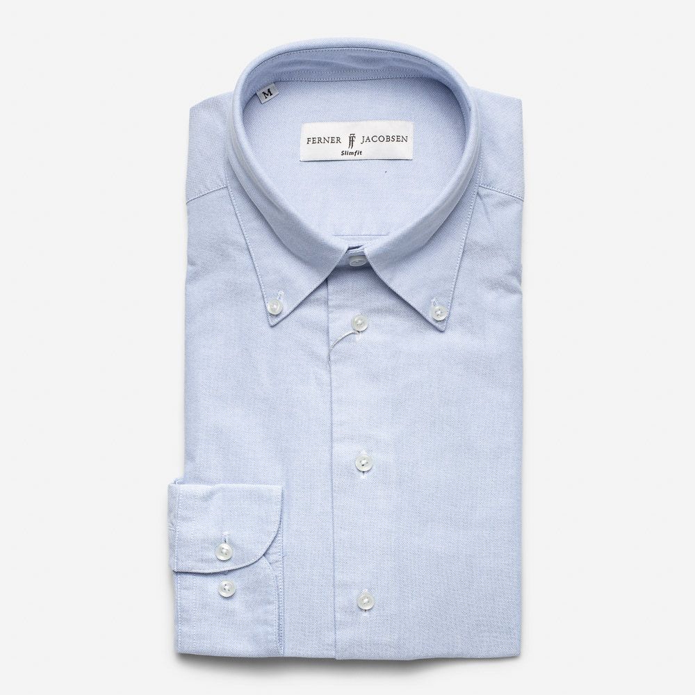 Slim Oxford Button Down - Light Blue