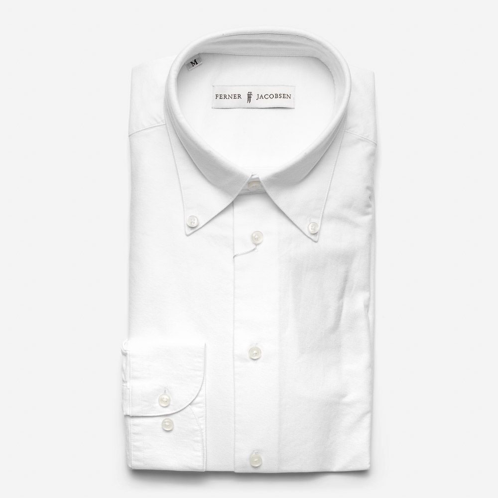 Regular Oxford Button Down - White