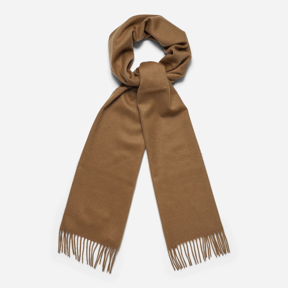 Scarf Wa16 Dark Camel