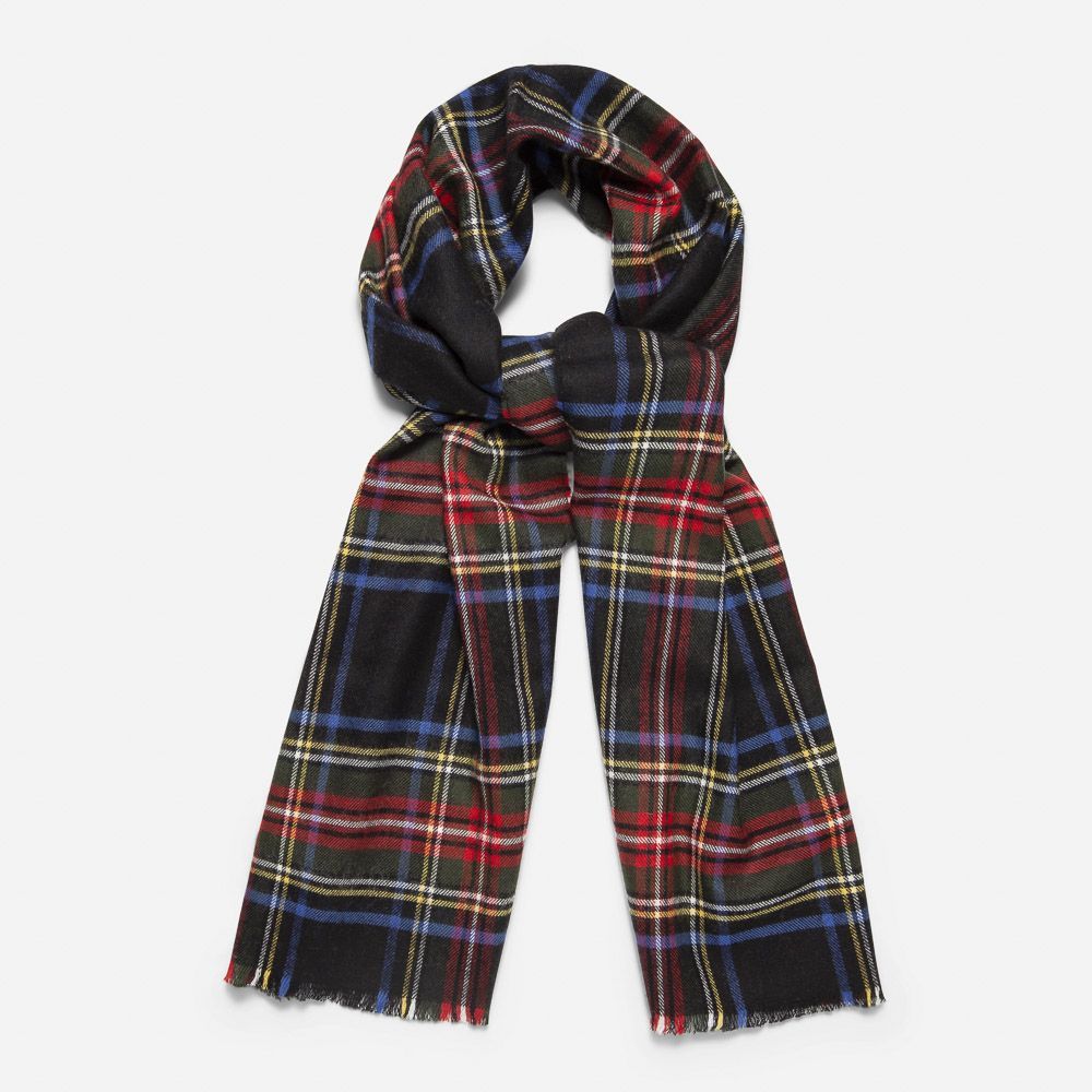 Scarf Wd446 Black Stewart