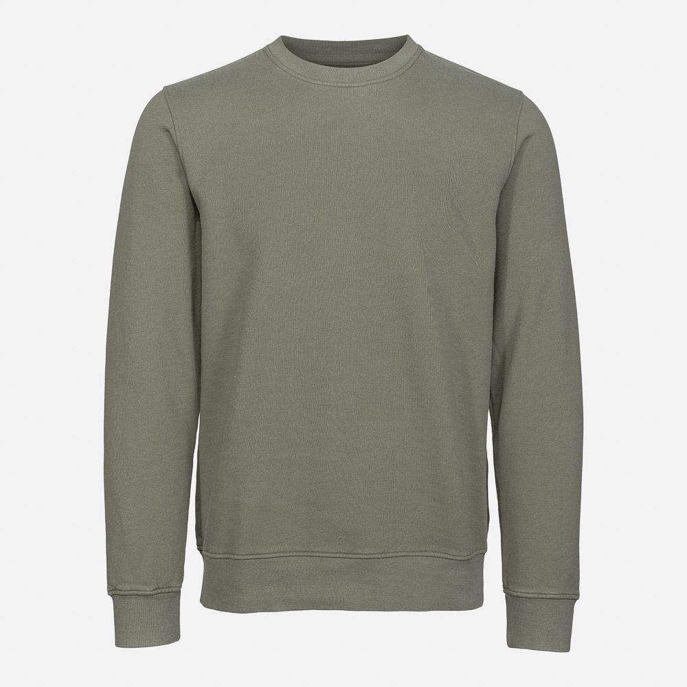 Classic Organic Crew - Dusty Olive