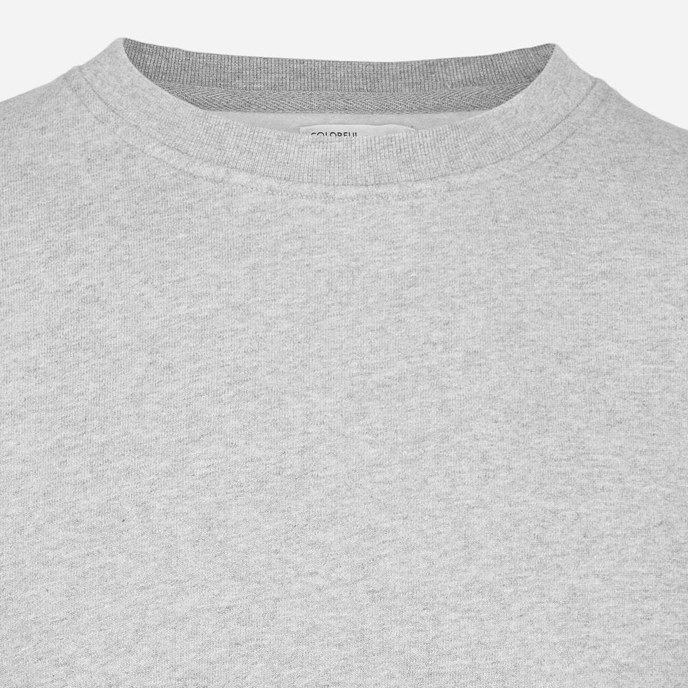 Classic Organic Crew - Heather Grey