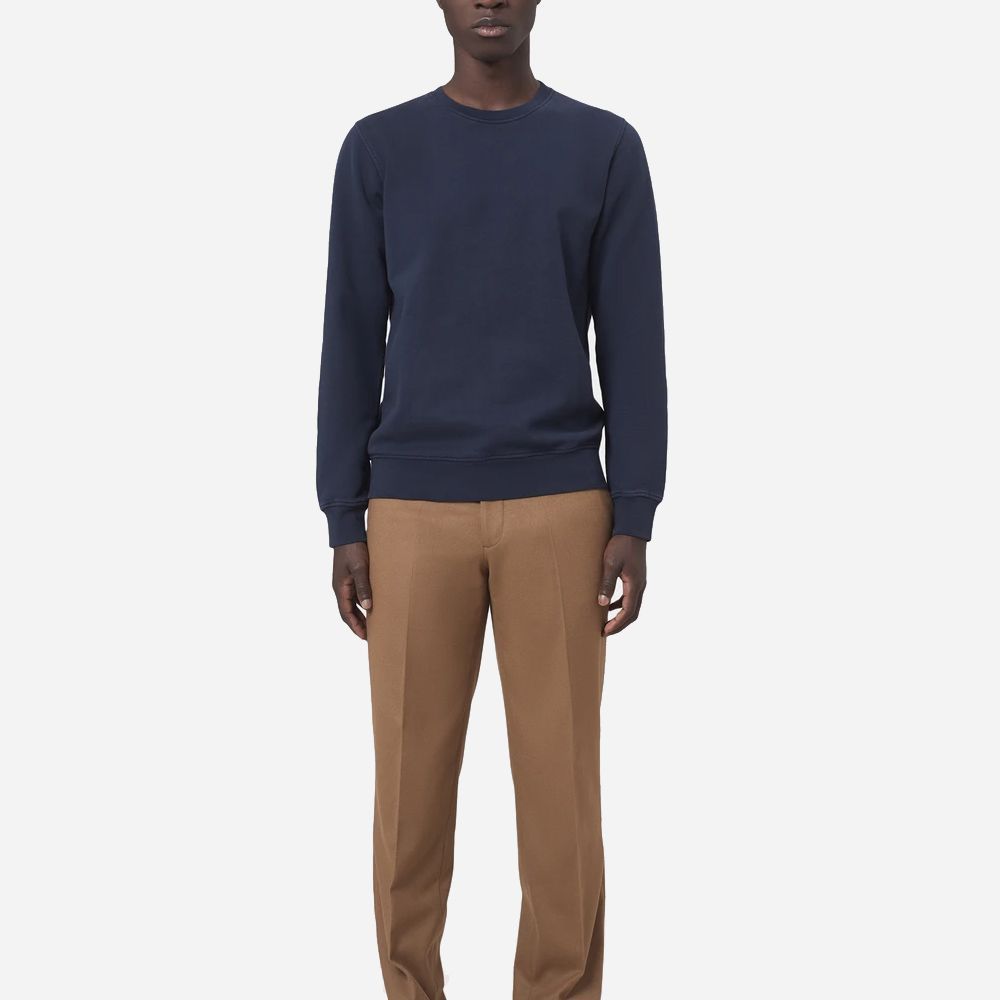 Classic Organic Crew Navy Blue