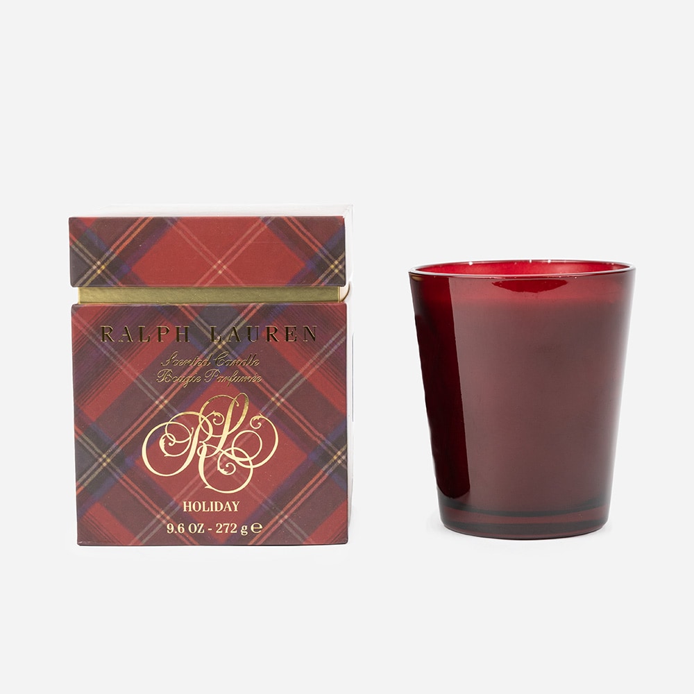 Bedford Candle Red Plaid