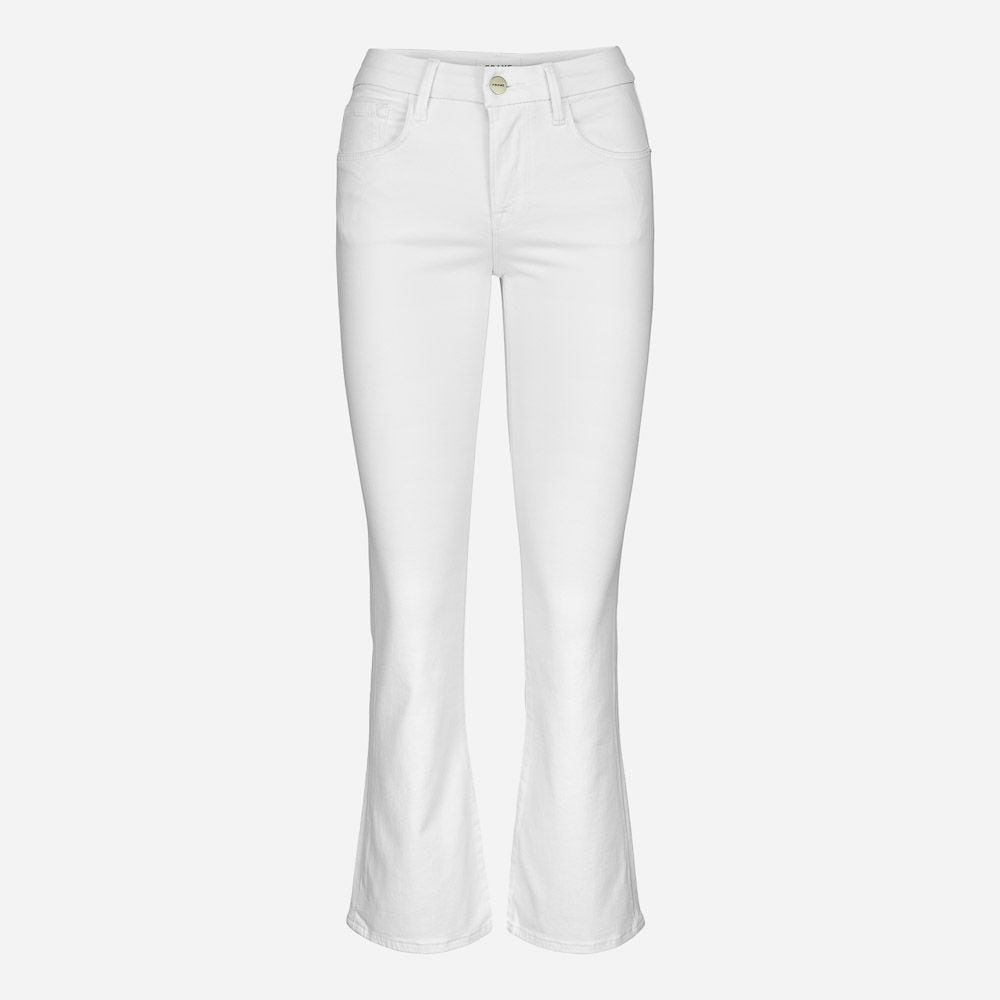 Le Crop Mini Boot Blanc