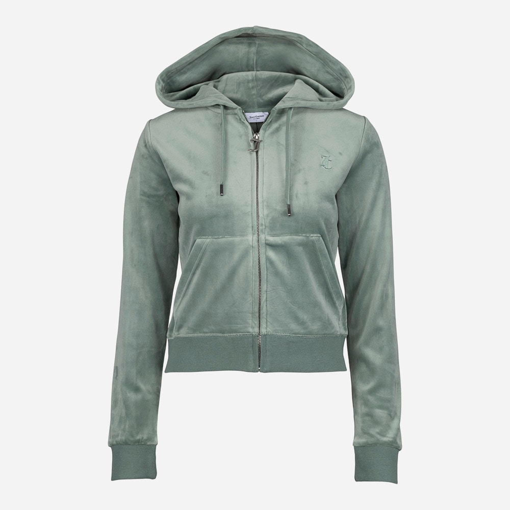 Robertson  Velour Zip Chinois Green