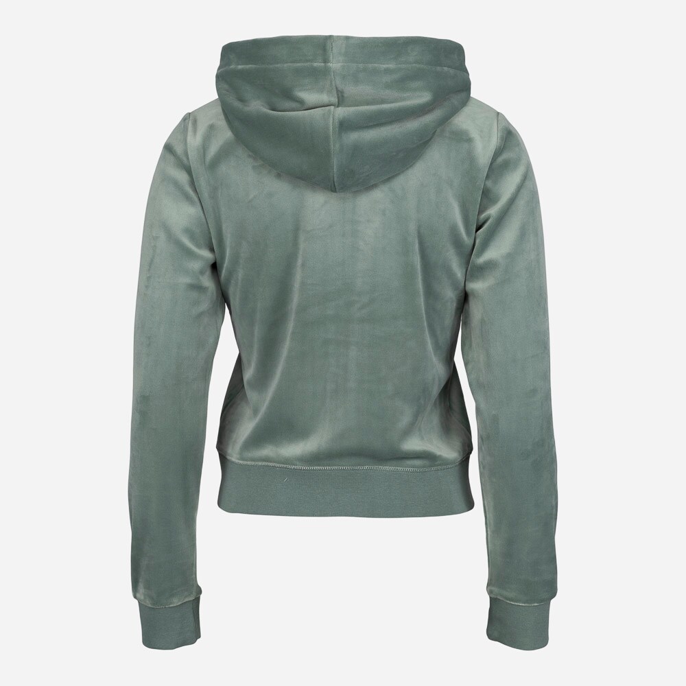 Robertson  Velour Zip Chinois Green