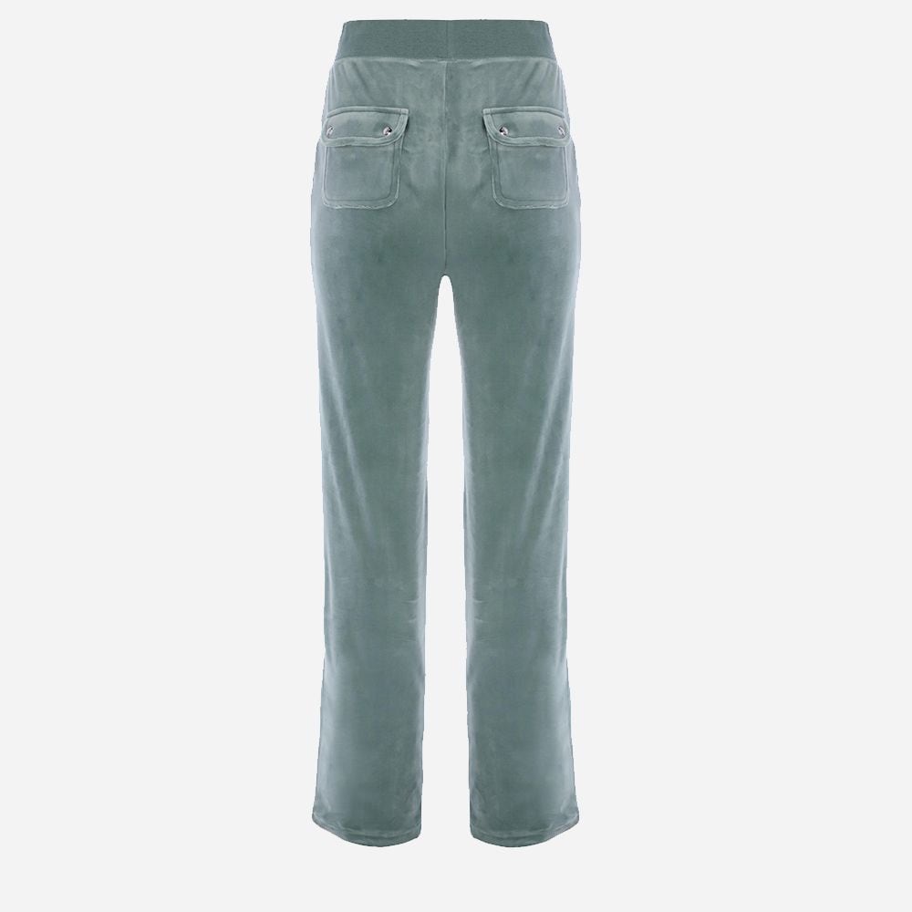 Del Ray  Velour Pant - Chinois Green
