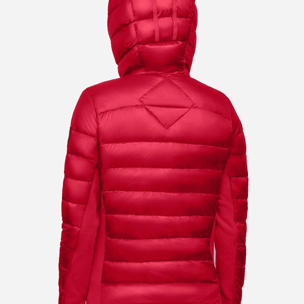 Ladies Hybridge Lite Hoody - Red