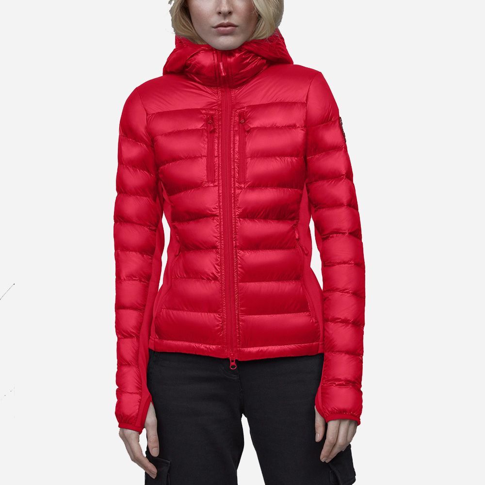 Ladies Hybridge Lite Hoody - Red