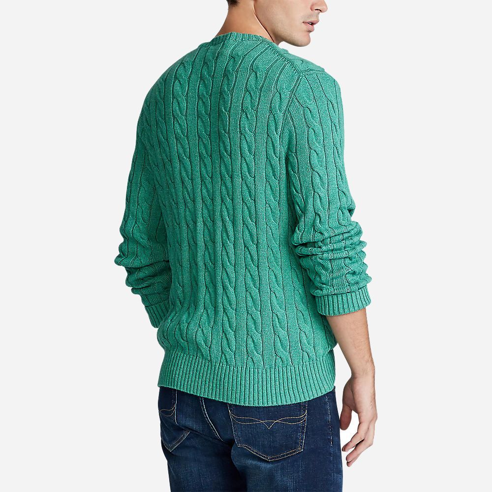 Ls Driver Cn-Long Sleeve-Sweater Potomac Green Heather