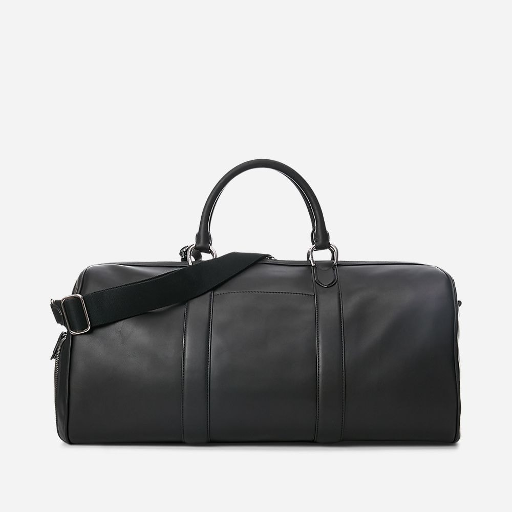 Duffle-Duffle-Smooth Leather Black