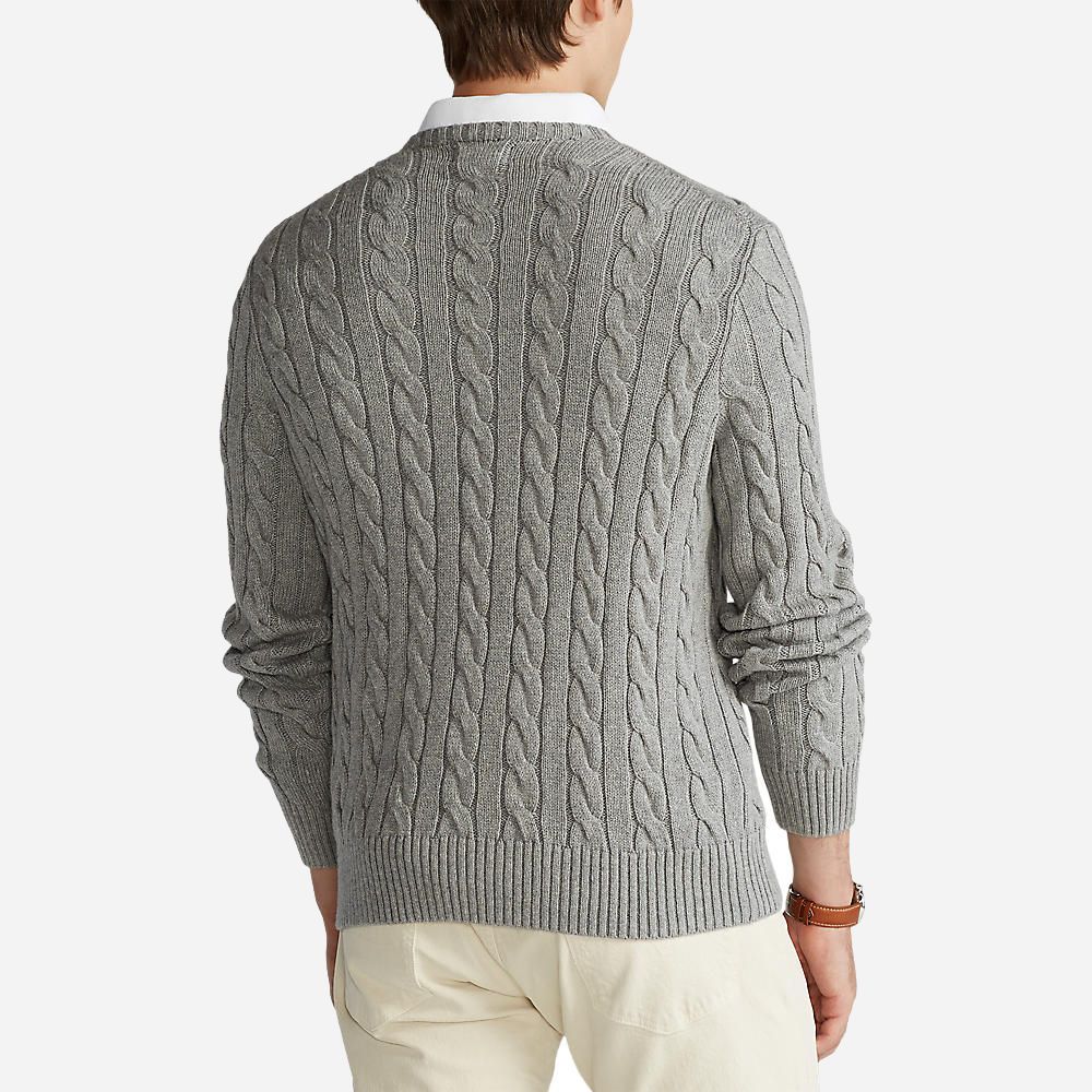 Ls Driver Cn-Long Sleeve-Sweater Fawn Grey Heather