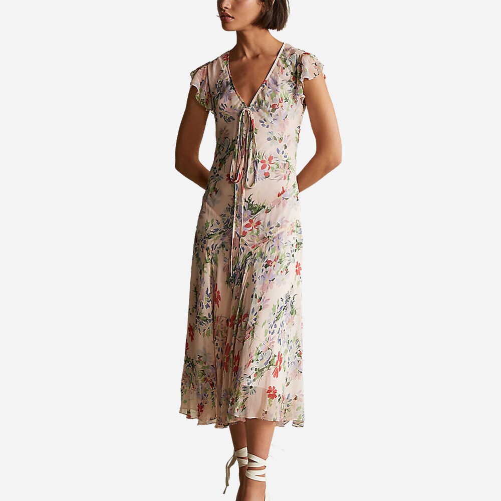 Ss Arina Dr-Short Sleeve-Casual Dress 1005 Scatter Summer Floral