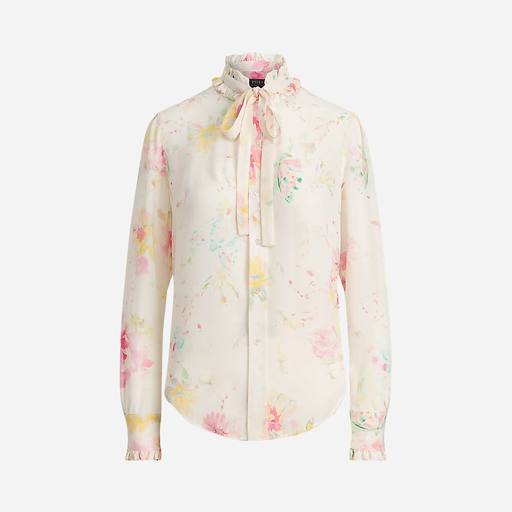 Ls Jud St-Long Sleeve-Shirt 1025 Pink Petal Floral