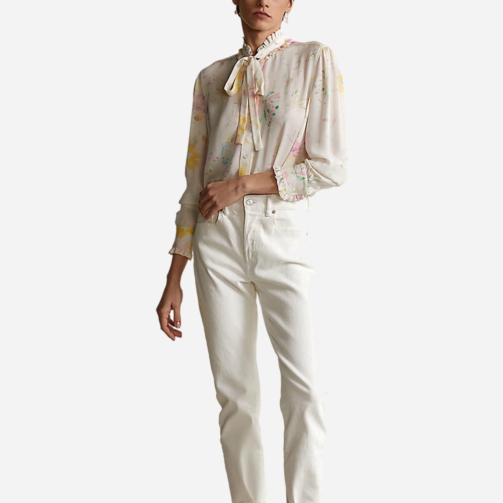 Ls Jud St-Long Sleeve-Shirt 1025 Pink Petal Floral