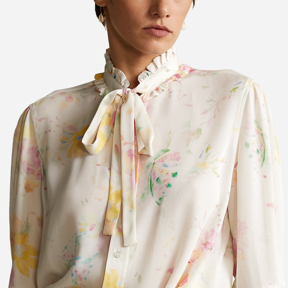 Ls Jud St-Long Sleeve-Shirt 1025 Pink Petal Floral
