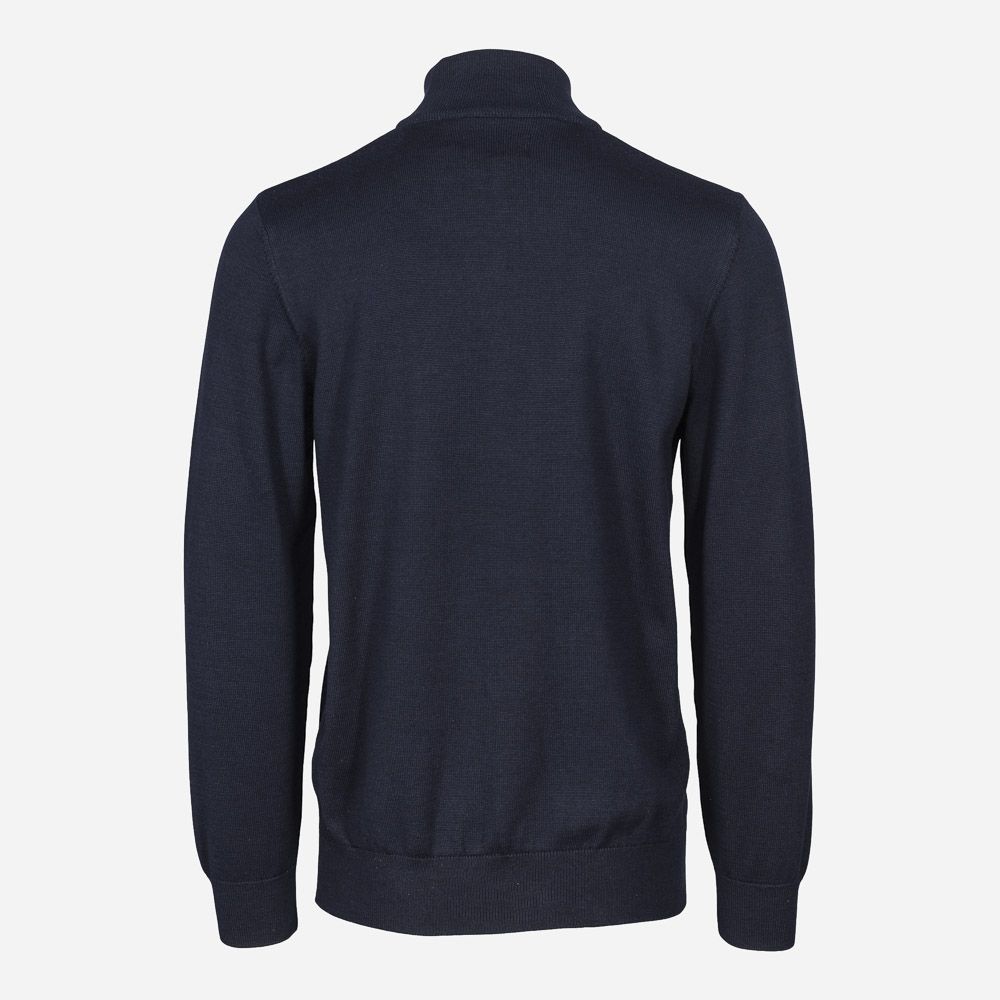 Half Zip Cotton Navy
