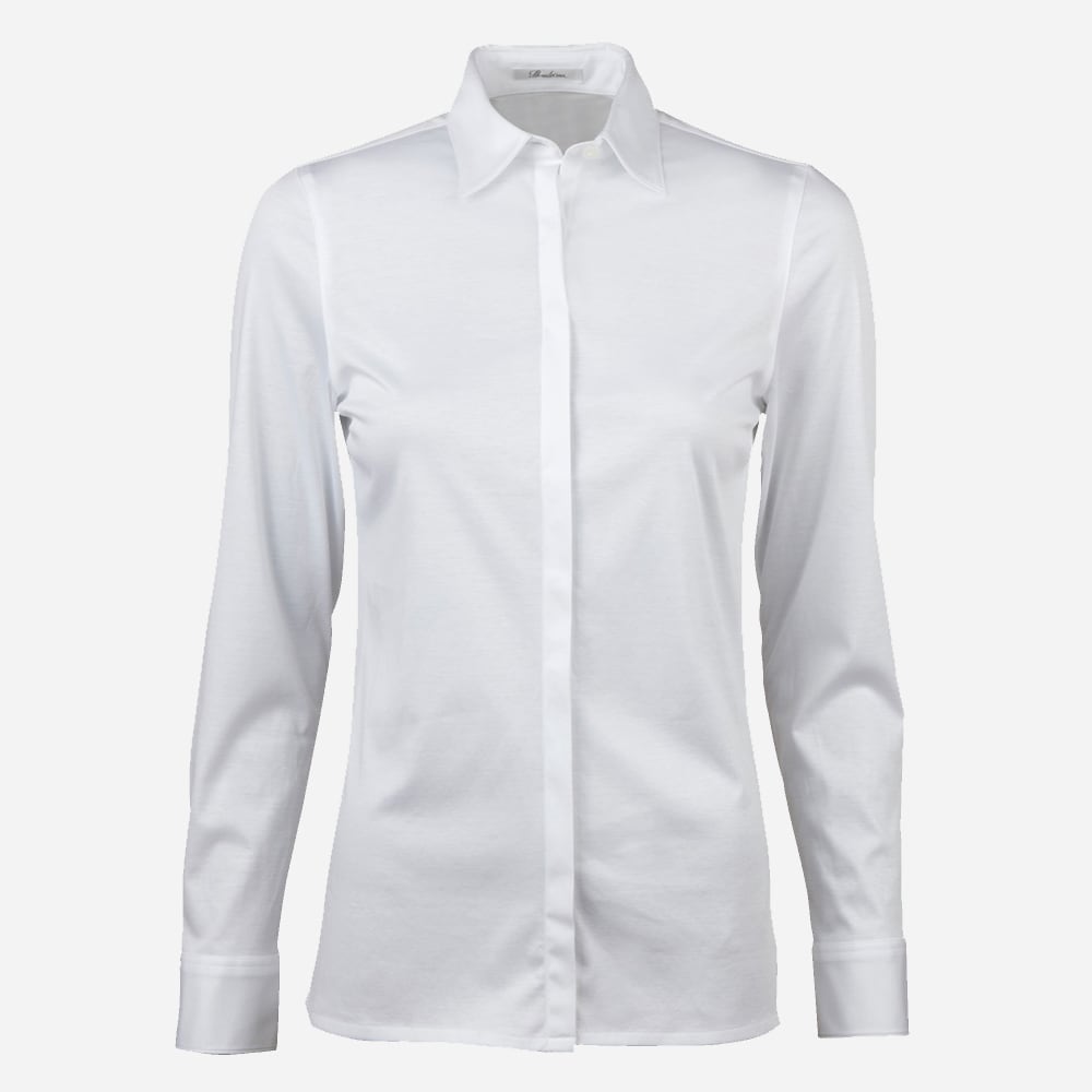 Simona Jersey Shirt White