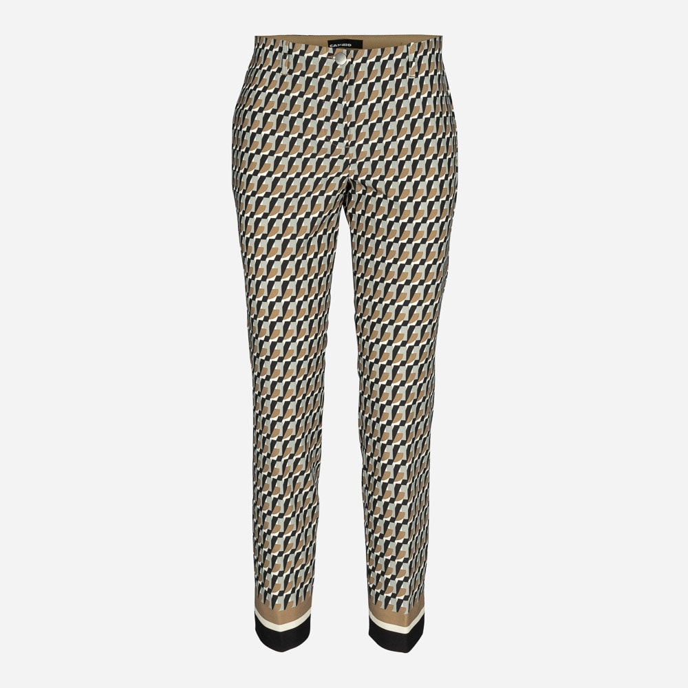 Ros Summer Cropped 877 Black/Camel/White/Grey