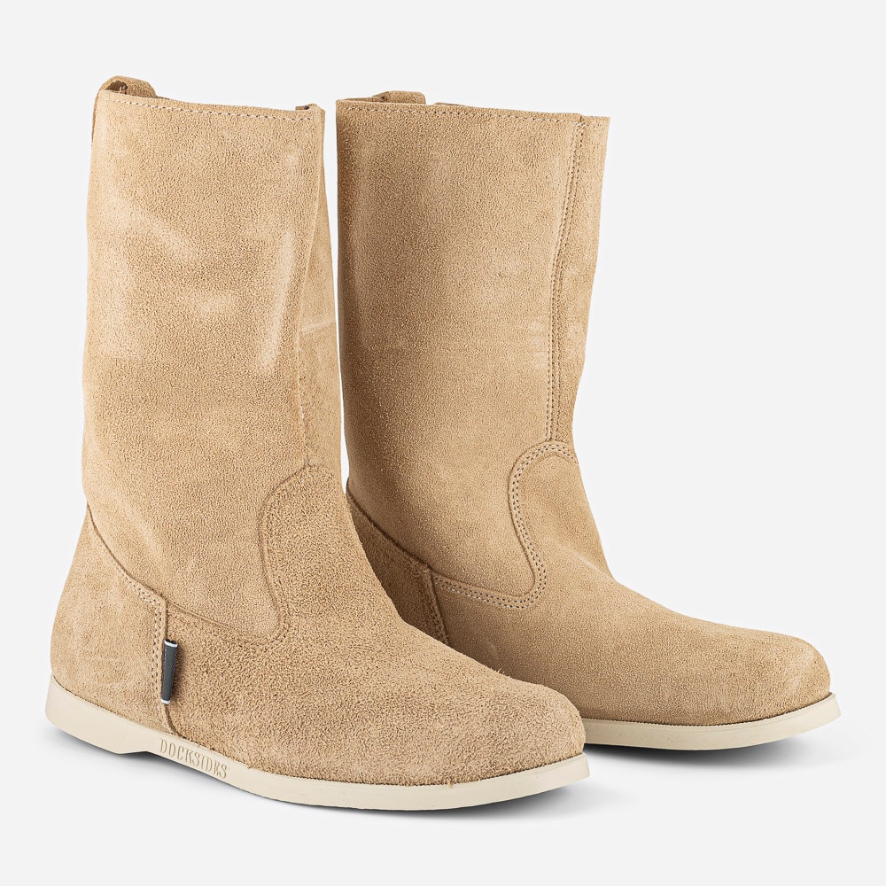 Hankø Boot Woman Suede - Beige Camel