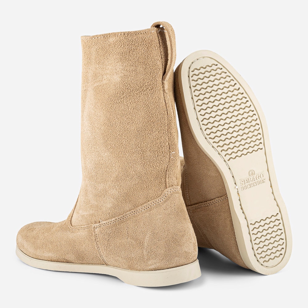 Hankø Boot Woman Suede - Beige Camel