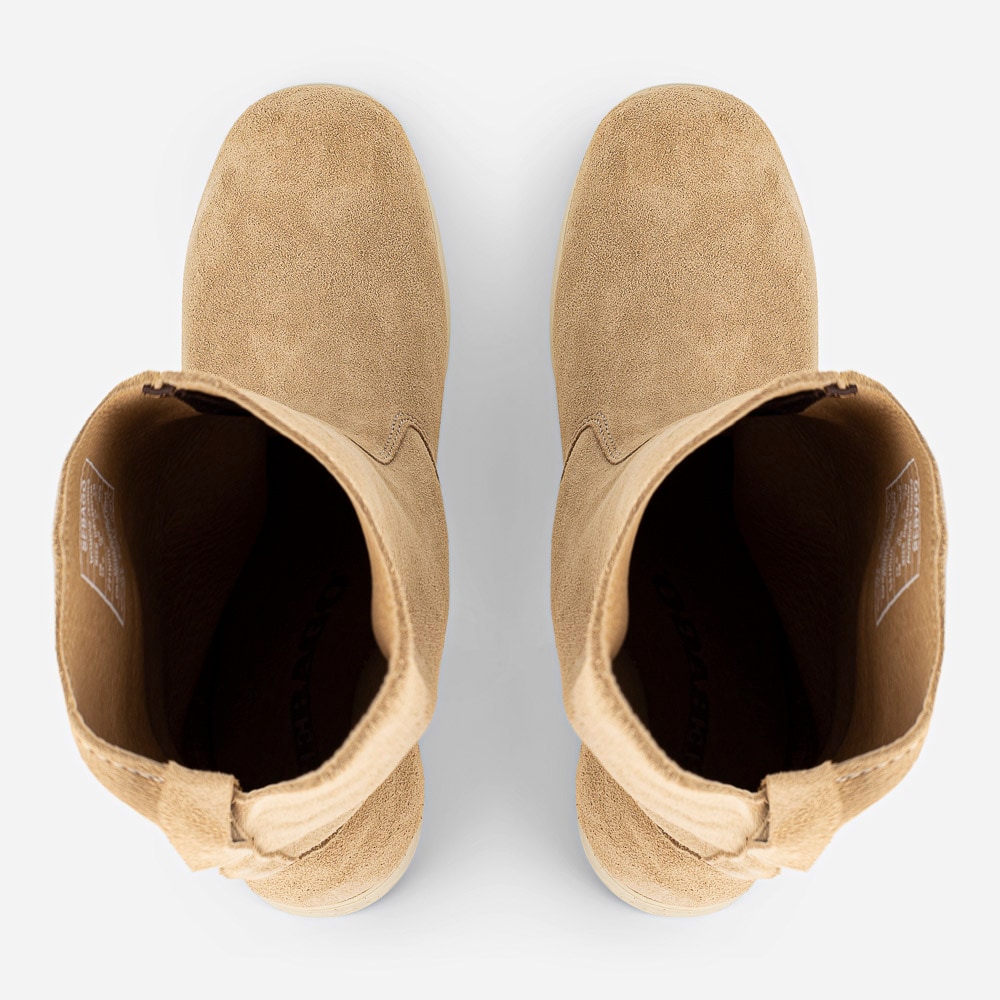 Hankø Boot Woman Suede - Beige Camel