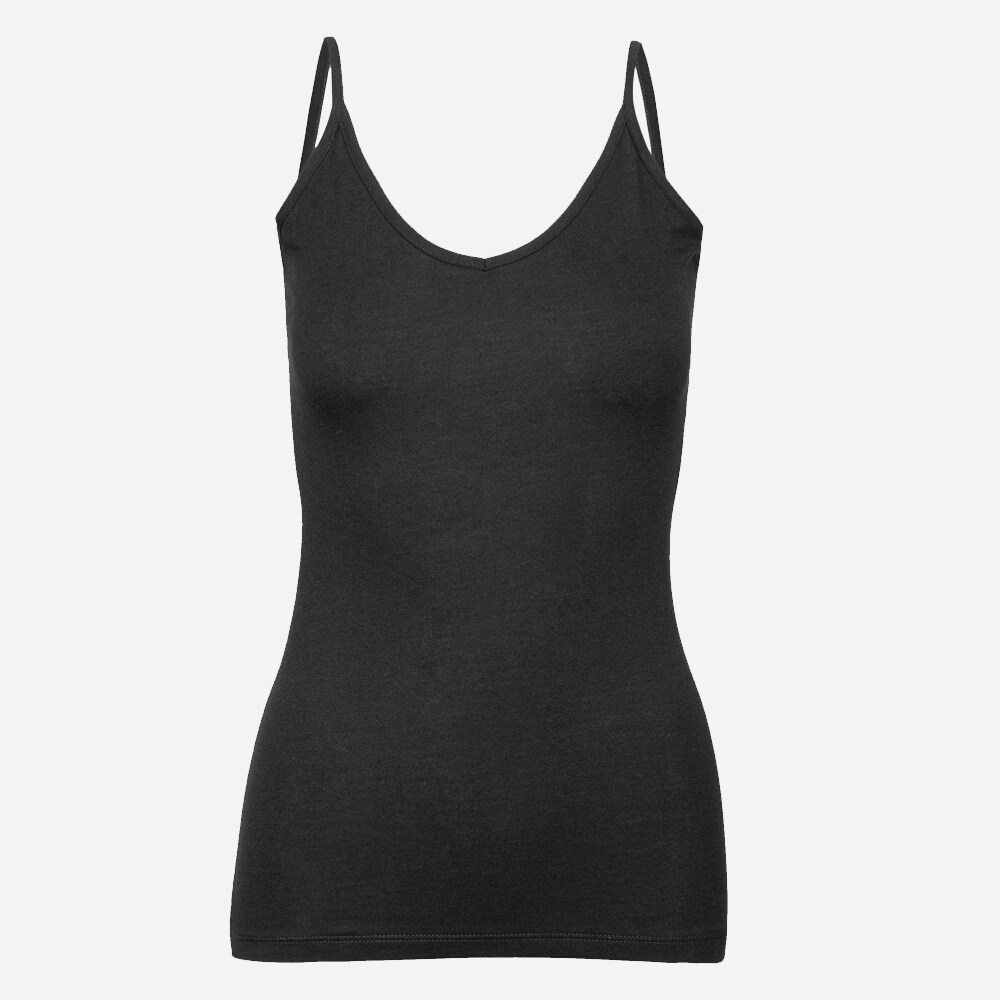 Wmn Merino Singlet 90 Black
