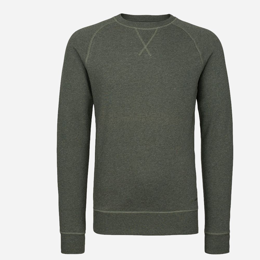 Crew Neck Sweat 30 Green Melange