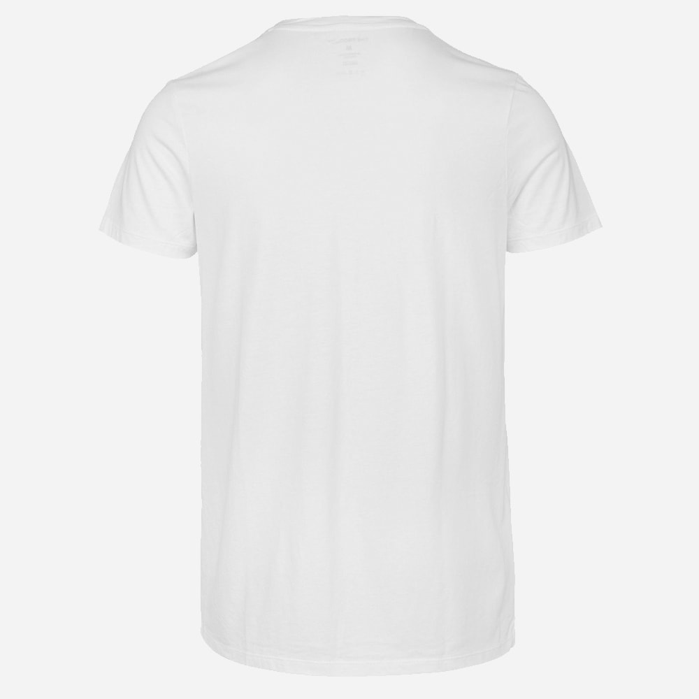 Men V-Neck T-Shirt 10 White