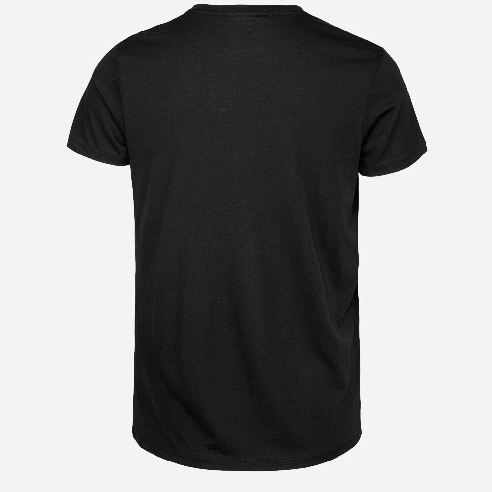 Short Sleeve V-Neck T-Shirt - Black