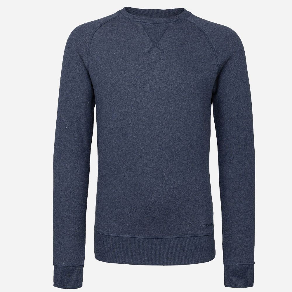 Crew Neck Sweat 80 Blue Melange