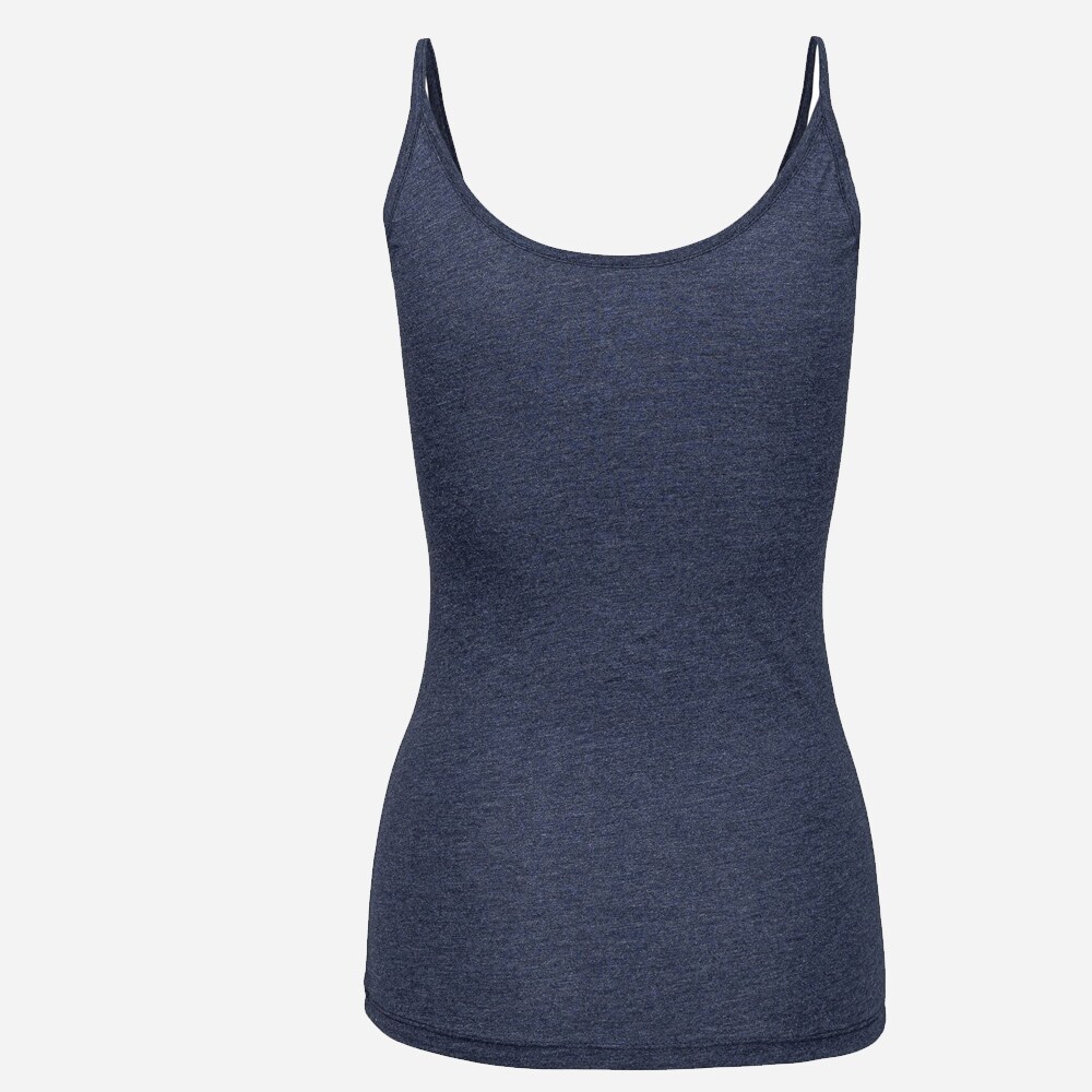Wmn Singlet 80 Blue Melange